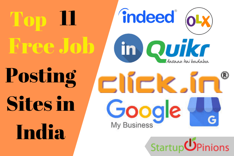 Top 11 Free Job Posting Sites in India Startup Opinions