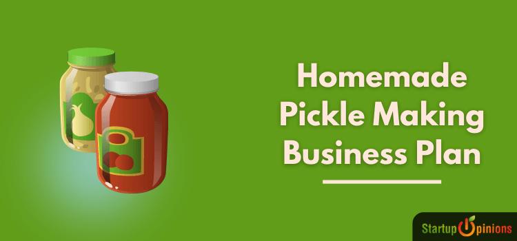 pickle manufacturing business plan pdf